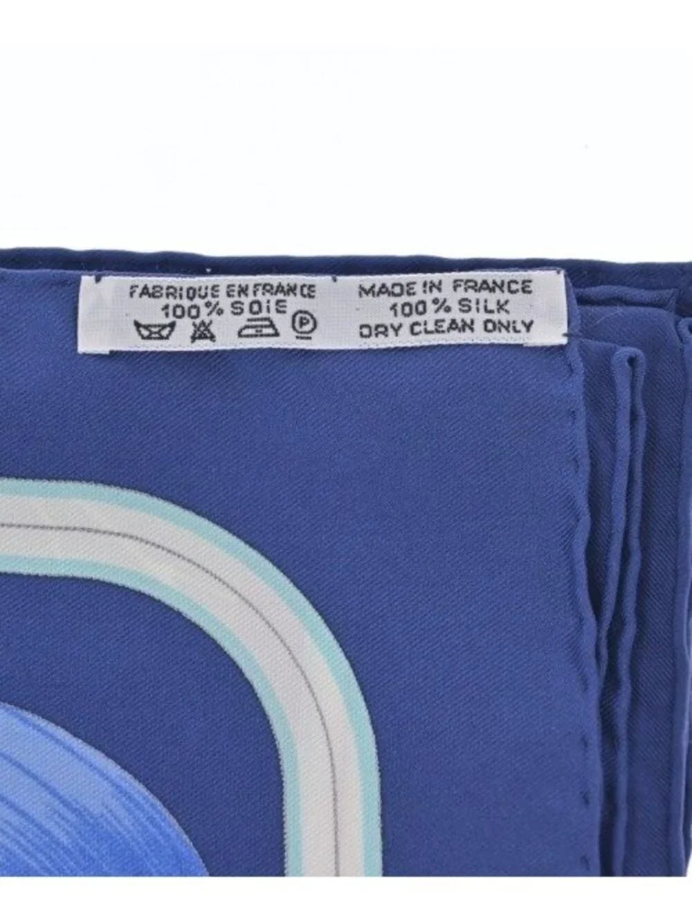 Hermes Bandana Scarf Blue